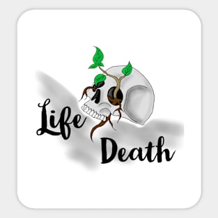 Life and death Sticker